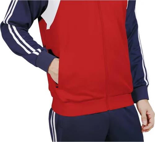 Vista 5 de Conjunto deportivo para correr para hombre, casual, con cremallera completa