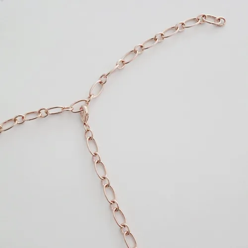 Vista 4 de HONEYCAT Willa - Collar de cadena redondeada Joyería minimalista y delicada