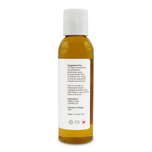 Vista 2 de Soapeauty Aceite de lanolina 100% natural Aceite portador hidratante para piel, labios y cabello Ingrediente para hacer cosméticos y jabón