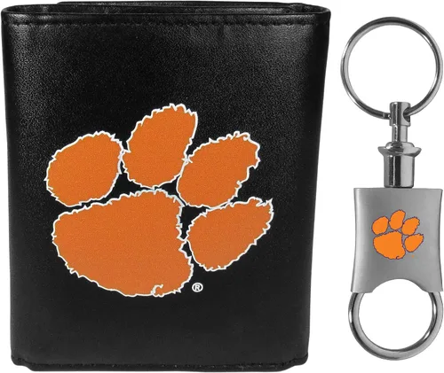 Vista 10 de Siskiyou Sports Leather Tri-fold Wallet & Valet Key Chain