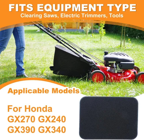 Vista 2 de Limpiador de espuma de filtro de aire para Honda GX270 GX240 GX390 GX340 188F Motor Generador de Gasolina Piezas 17211-899-000