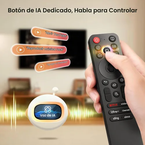 Vista 4 de MR25GA para LG-Smart-TV-Magic-Control Remote-Reemplazo con garantía de 1