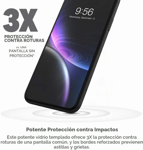 Vista 2 de ZAGG InvisibleShield Glass+ protector de pantalla, vidrio templado de alta definición fabricado para Iphone de Apple