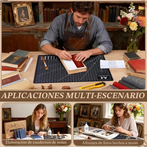 Vista 7 de 145 piezas de suministros de encuadernación, kits de encuadernación de libros para principiantes, kit de fabricación de libros con libros de papel
