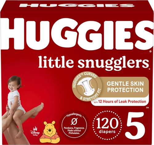 Vista 22 de Huggies Little Snugglers - Pañal para bebé, talla 1, 8 a 14 libras, 34717, 20
