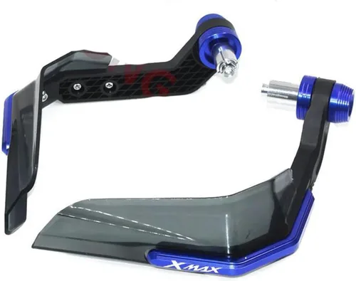 Vista 17 de Para Y&AMAHA Xmax X-MAX 125 250 300 400 2017-2023 2022 - Agarres para guardamanos de motocicleta (color plateado 2)