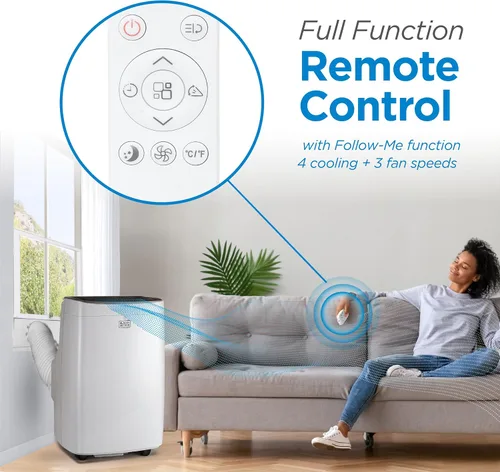 Vista 3 de Black + Decker Aire Acondicionado Portátil con mando a distancia