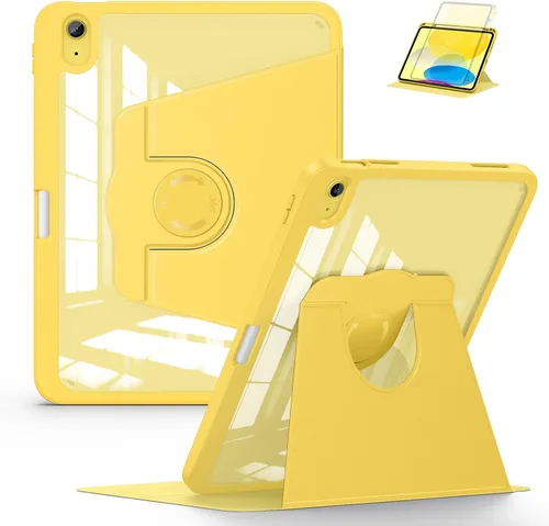Vista 10 de Soke Funda giratoria para iPad (A16) de 11ª generación 2025, iPad de 10ª Lila Púrpura