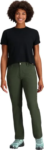 Vista 4 de Outdoor Research Pantalones Ferrosi para mujer, equipo ligero para senderismo, escalada, campamento