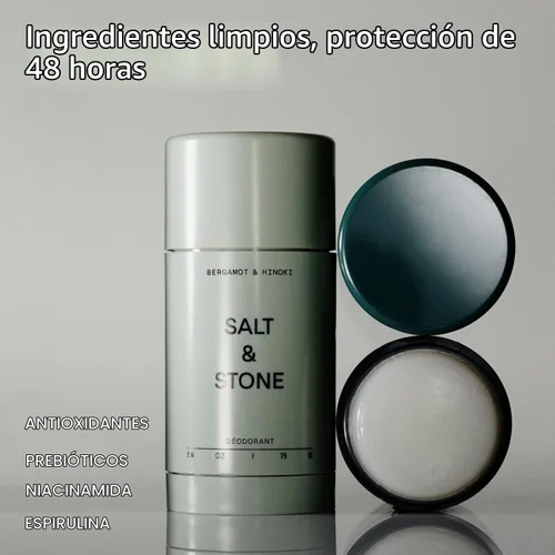 Vista 3 de Salt & Stone Desodorante + Crema de Manos Bergamota & Hinoki