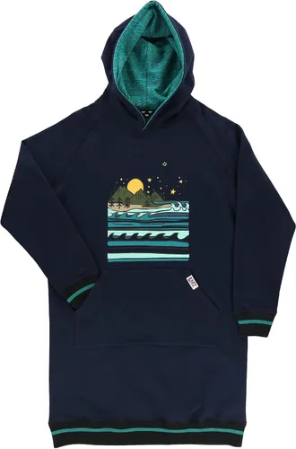 Vista 123 de Lazy One Sudadera con capucha de gran tamaño, ropa de dormir cómoda, vestido de suéter para mujer