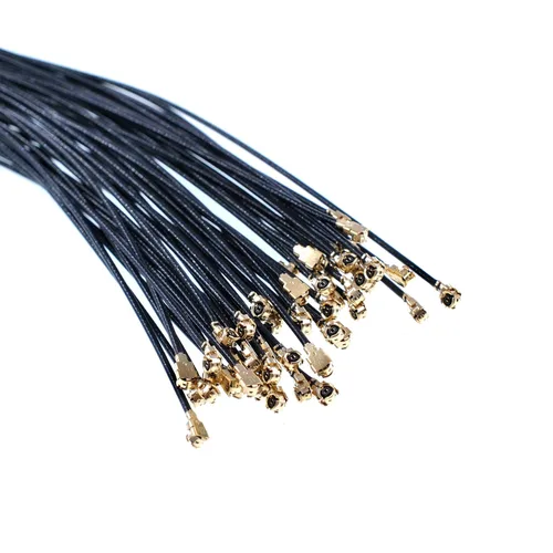 Vista 3 de 10 piezas IPX hembra a IPX U.FL hembra RF113 0.044 in IPX1 cable cable coleta - 3.9 in/3.9 pulgadas, ideal para transmisión de señal RF confiable