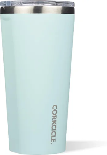 Vista 18 de Corkcicle Vaso térmico clásico – Vaso de acero inoxidable con tapa, triple aislamiento para bebidas calientes y frías, tapa inastillable, apto