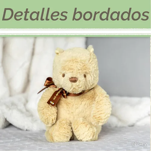 Vista 4 de KIDS PREFERRED - Animal de peluche bebé, versión original clásica de Winnie the Pooh y amigos, de 9 pulgadas, Pooh