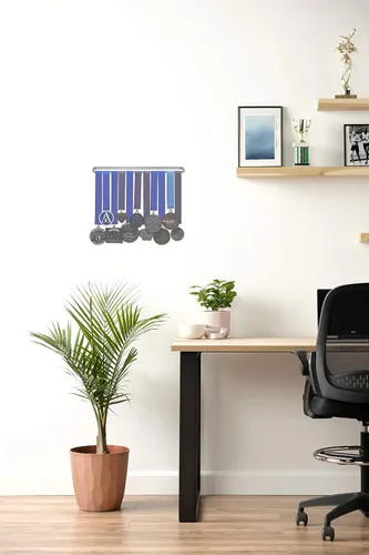 Vista 2 de Allied Medal Hangers - Barra colgante solamente - Barras de extensión - Estante de exhibición múltiple para premios de medallas