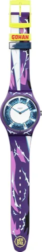 Vista 2 de Swatch Reloj de cuarzo Gent Gohan X, Morado