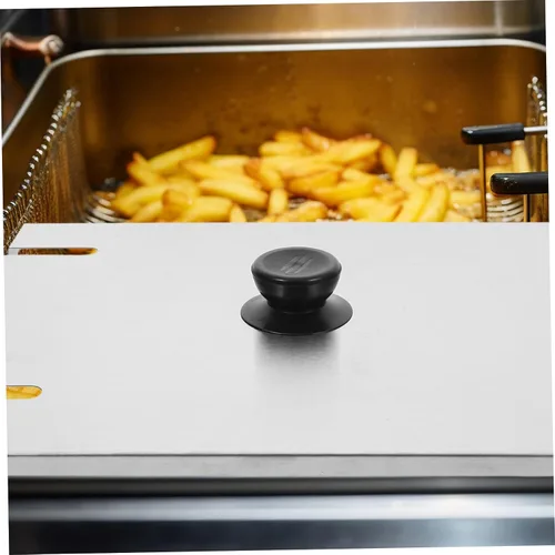 Vista 4 de Ciieeo Tapa de repuesto de acero inoxidable fácil de limpiar tapa para freidora eléctrica estilo aleatorio
