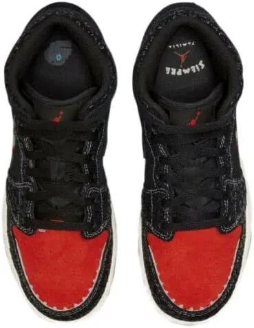 Vista 6 de Zapatos de baloncesto Nike Air Jordan 1 Mid para hombre