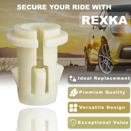 Vista 4 de Rexka 10 piezas de tuerca de retención de lámpara antiniebla 11570830 compatible con Cadillac Escalade, Chevy Avalanche, Camaro, Colorado, Silverado