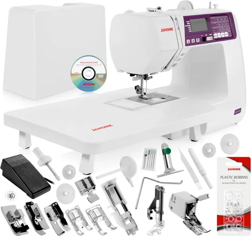Vista 14 de Janome 4120QDC-G Máquina de coser y acolchar computarizada con kit de edredón adicional