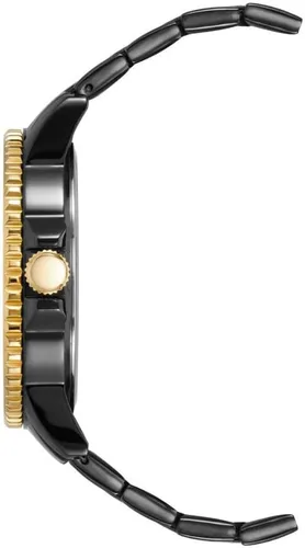 Vista 2 de Armitron Reloj de pulsera de dos tonos con función de fecha para hombre, 205414, NegroOro, Japonés