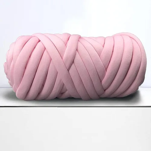 Vista 16 de Hilo grueso para tejido de brazo gigante para manta de nudo trenzado, hilo grueso jumbo tuerce tubular Ya rn suave extra grueso Yar n, tejido Gris
