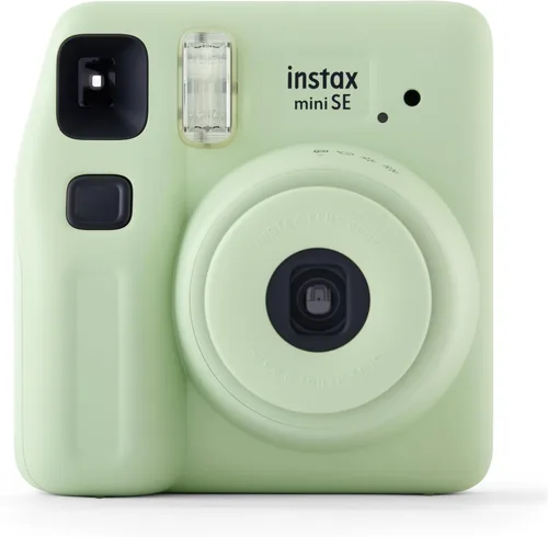 Vista 4 de Fujifilm Instax Mini SE Cámara de película instantánea Fuji (renovada) (Gris)