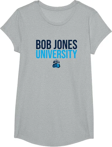 Vista 13 de Bob Jones University Camiseta apilada Bruins, Gris