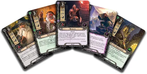 Vista 3 de The Lord of the Rings El juego de cartas Dwarves of Durin STARTER DECK - Juego de aventura cooperativa, juego de estrategia, a partir de 14 años