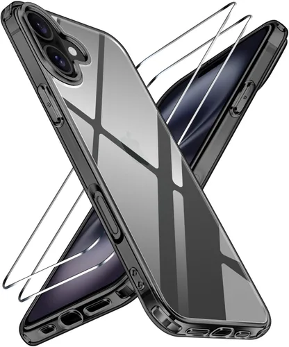 Vista 41 de ivoler Estuche 3 en 1 para iPhone 17 de 6.3" 2025 con 2 protectores de pantalla de vidrio templado [Protección de grado militar], parte trasera