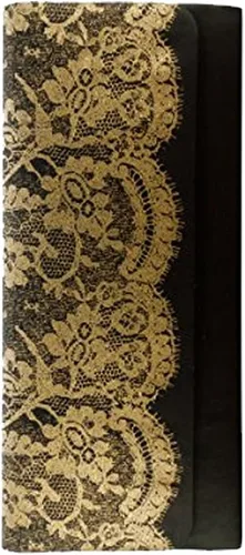 Vista 2 de Bulk Buys Bolso de mano para mujer con estampado de encaje