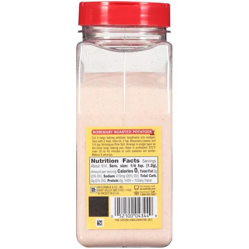 Vista 9 de McCormick - Sal rosa del Himalaya molida fina, 26 oz