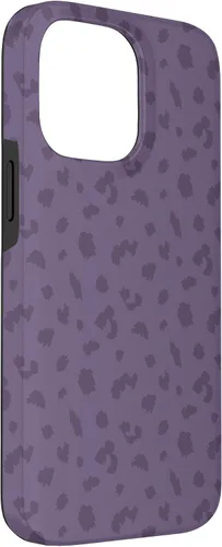 Vista 3 de Funda transparente para iPhone 14 Pro Max con estampado de leopardo, guepardo y animal
