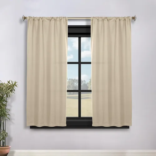 Vista 182 de Superior Cortinas Opacas, Oscurecimiento de Habitación, Dormitorio, Cortinas, Cocina, Acentos de Ventana de Sala de Estar, Bloqueo Solar, Térmico