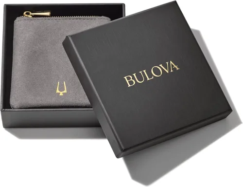 Vista 4 de Bulova Jewelry Men's Marine Star Braided Leather Bracelet with Tuning Fork Clasp