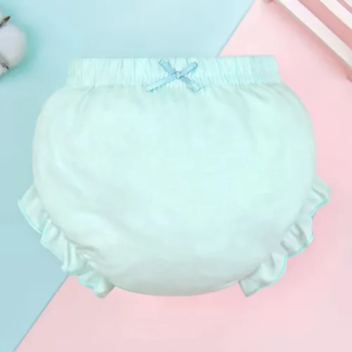 Vista 5 de 4 Pcs Baby Bloomers for Toddler Girls Newborn Diaper Covers for Girls Cotton Briefs Shorts Underwear