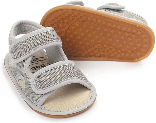 Vista 4 de Sandalias de bebé para niños y niñas premium transpirable antideslizante suela de goma infantil verano al aire libre zapatos para niños primeros
