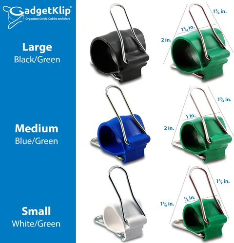 Vista 3 de Clips reutilizables para jardín y cables – Soportes de abrazadera para interiores y exteriores para plantas, cables, cables, tiras de luces