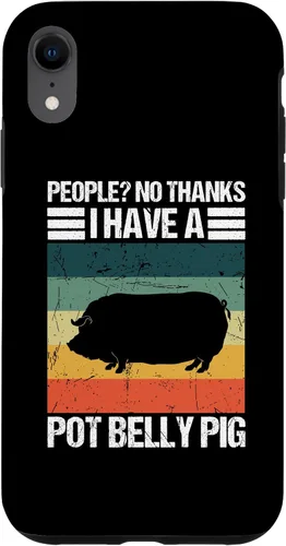 Vista 8 de iPhone 15 Pot Belly Pig Toys Food Supplies Pot Belly Pig Owner Case