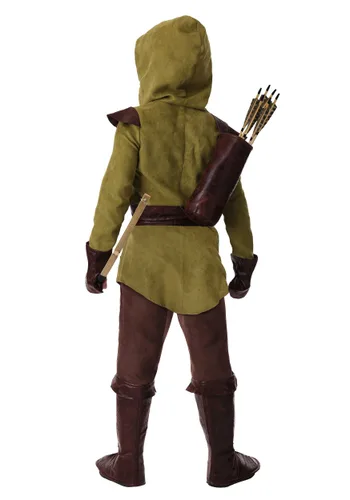 Vista 2 de Disfraz exclusivo de Robin Hood para niño Multicolor