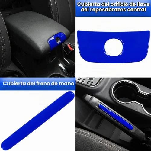 Vista 6 de E-cowlboy Juego completo de 18 piezas de adornos para interior de auto, kit de adornos para interior de auto
