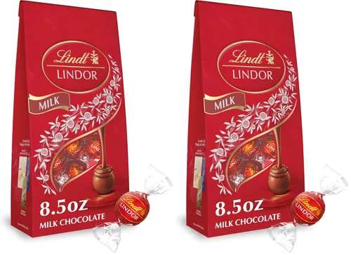 Vista 71 de Lindt Lindor - Trufas de chocolate extra oscuro 60 %, caramelo de chocolate negro con centro de trufa suave y derretida, ideal para regalar, 5.1