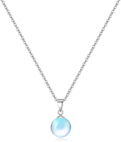Vista 11 de Collar de jade natural para mujer, de plata de ley, ajustable, hecho a mano, con dije de jade verde, collar de cristal curativo, regalo de buena