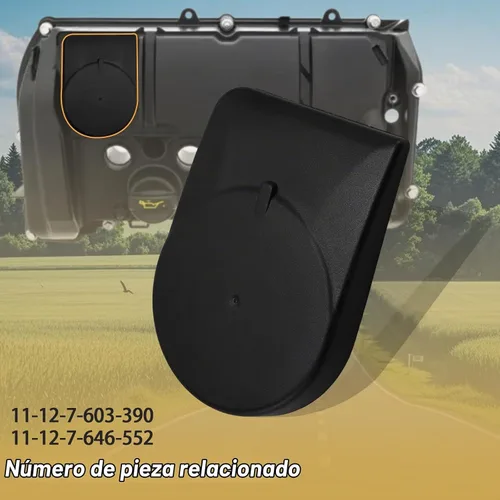Vista 5 de FUSCH Tapa de la Válvula PCV con Membrana de Cobertura de Balancín, Kit de Reparación de Sellado de la Membrana de Válvula PCV Compatible con MINI