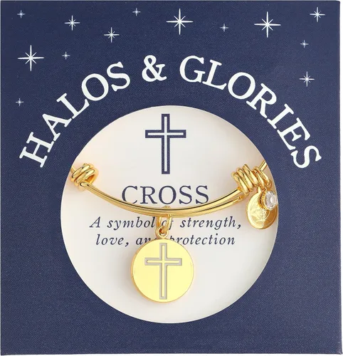Vista 4 de Halos & Glories, Pulsera de cruz