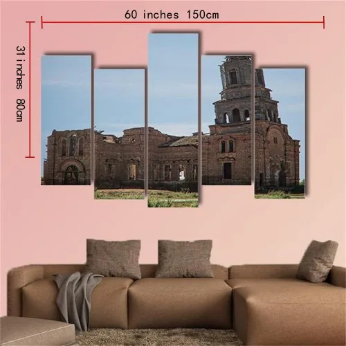 Vista 2 de ERGO PLUS Church of Kazan Icon of Mother of God Wall Art Stunning Stretched Painting Ready to Hang for Home Decor - Perfect for Living Room Gallery