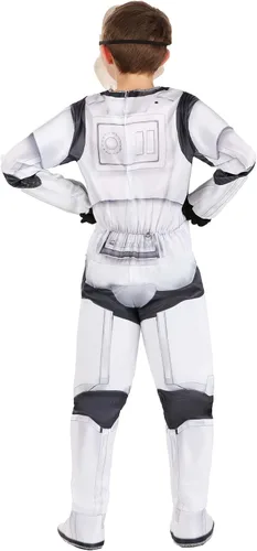 Vista 4 de Jazwares Disfraz infantil de Stormtrooper, Blanco