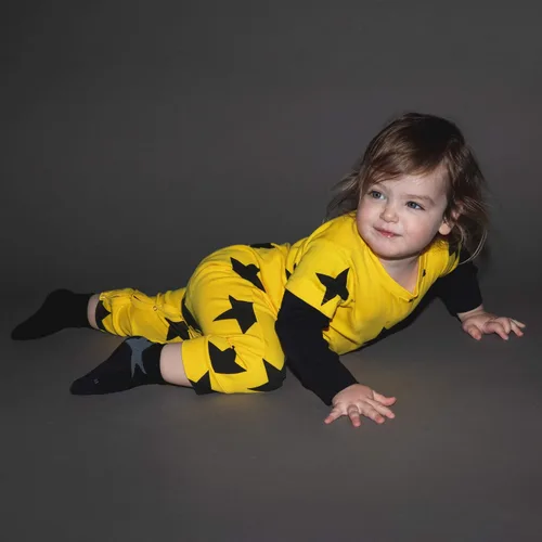 Vista 7 de Mono de algodón unisex para bebé, diseño de estrella, para niñas y niños