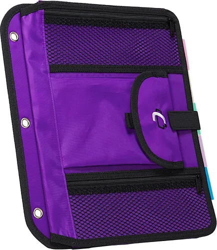 Vista 10 de Case-it organizador de 5 pestañas para casillero, ACC-21-GRE, Negro