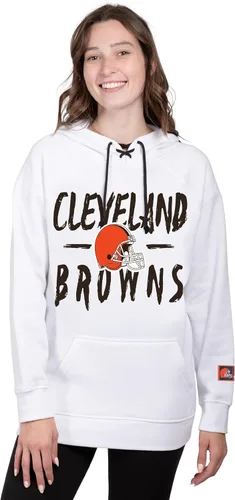 Vista 39 de Ultra Game Sudadera con capucha oficial de la NFL con cuello de lazo súper suave para mujer